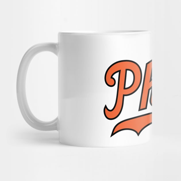 Philly Script - White/Orange by KFig21